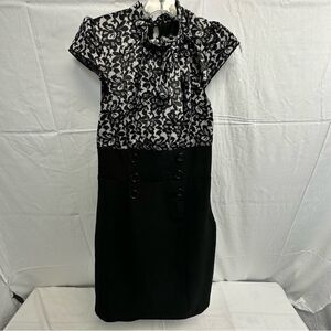 40 Jodi Kristopher juniors size 7 pencil skirt dress satin top business